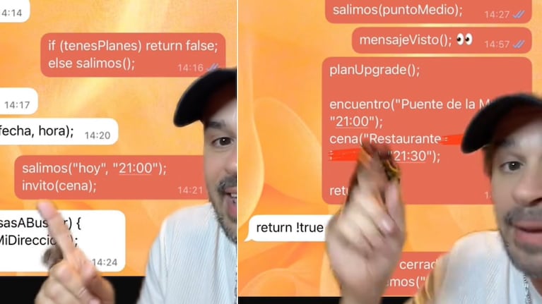 La invitó a una cita hablando en códigos de programación y un detalle lo dejó plantado: el chat viral