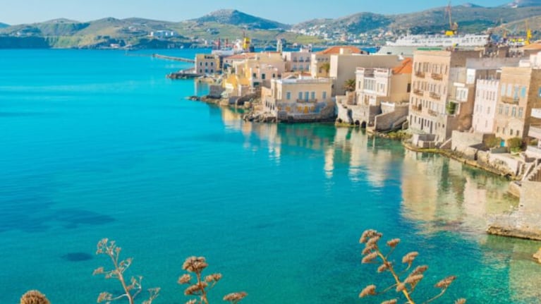 La isla griega de Syros.