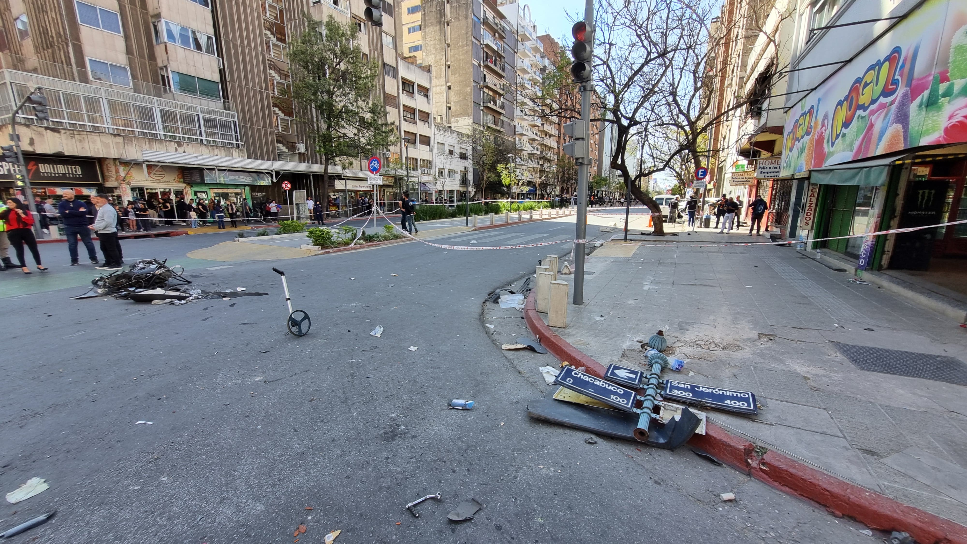 La joven catamarqueña fue arrollada por el Corolla que manejaba Cristian Pacha. Foto: Emmanuel Cuestas / ElDoce.