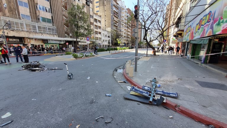 La joven catamarqueña fue arrollada por el Corolla que manejaba Cristian Pacha. Foto: Emmanuel Cuestas / ElDoce.