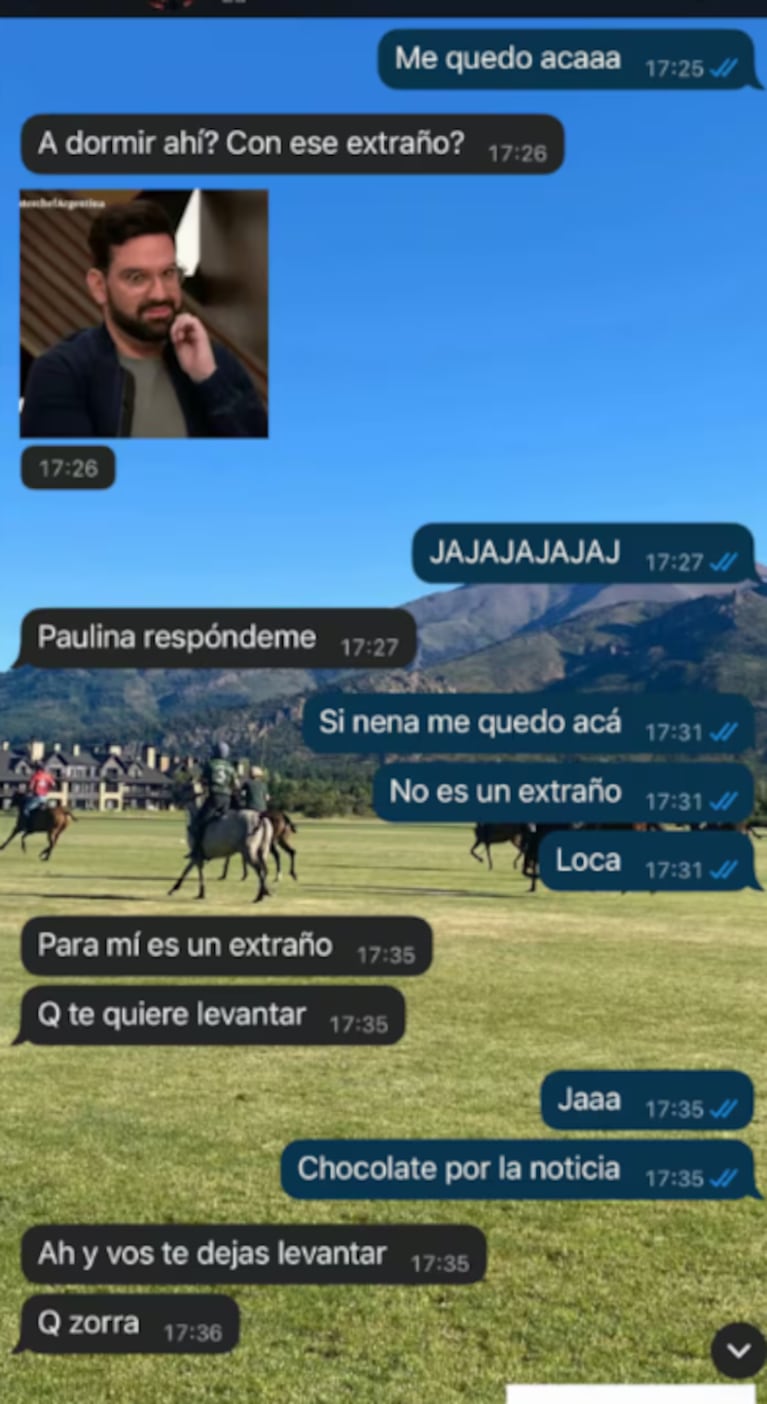 La joven compartió el chat con su mamá y se volvió viral.