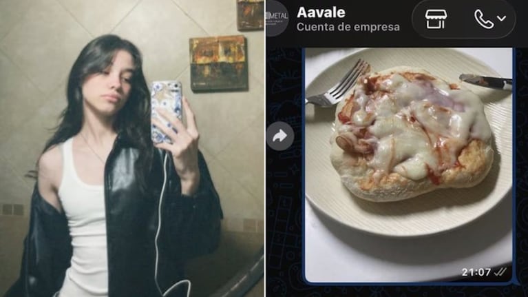 La joven compartió el chat en X y se volvió viral.