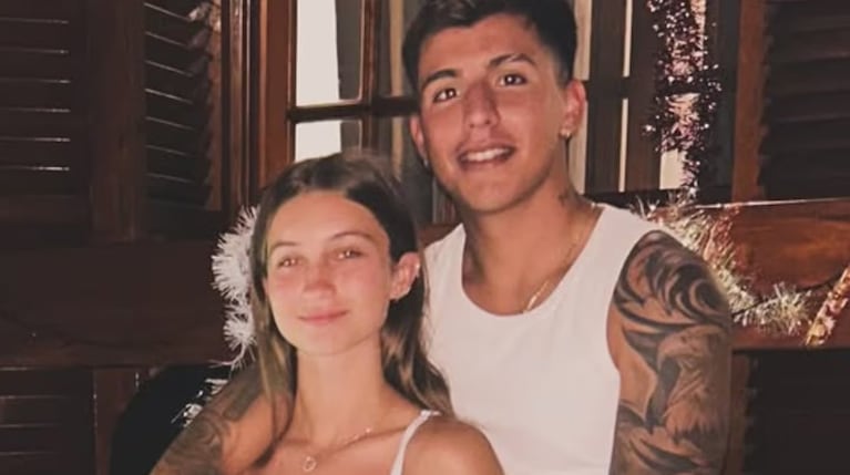 La joven está de novio con Thiago Silvero, que juega en las inferiores de Vélez.