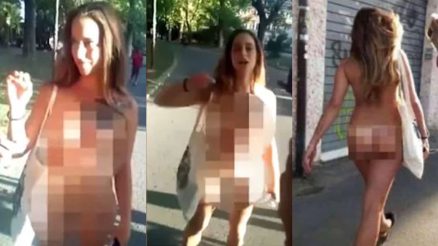 Caminó desnuda por la calle por un “experimento social” que le costó caro |  ElDoce