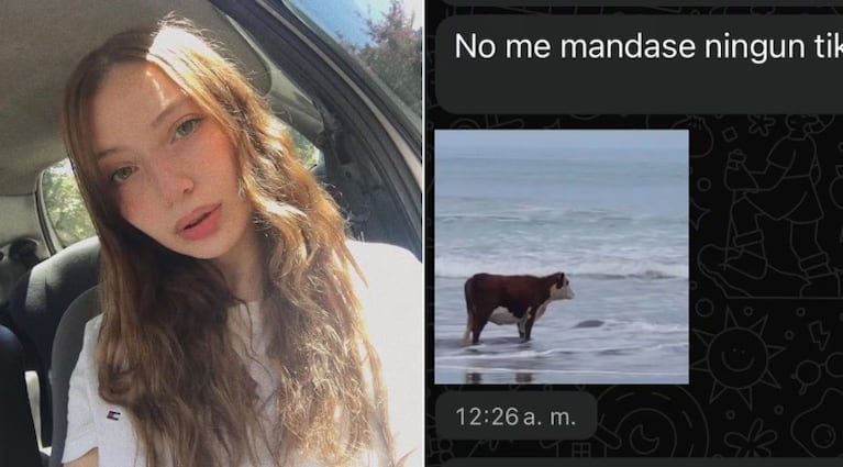 La joven mostró el chat y se volvió viral.