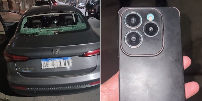 La joven quedó detenida tras quedar encerrada dentro del auto.