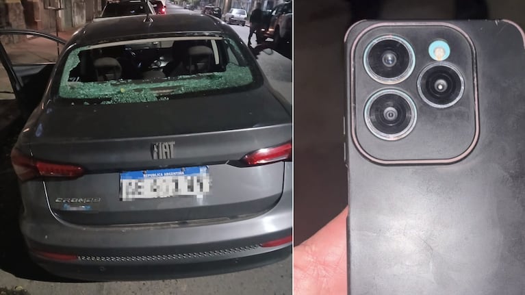 La joven quedó detenida tras quedar encerrada dentro del auto.