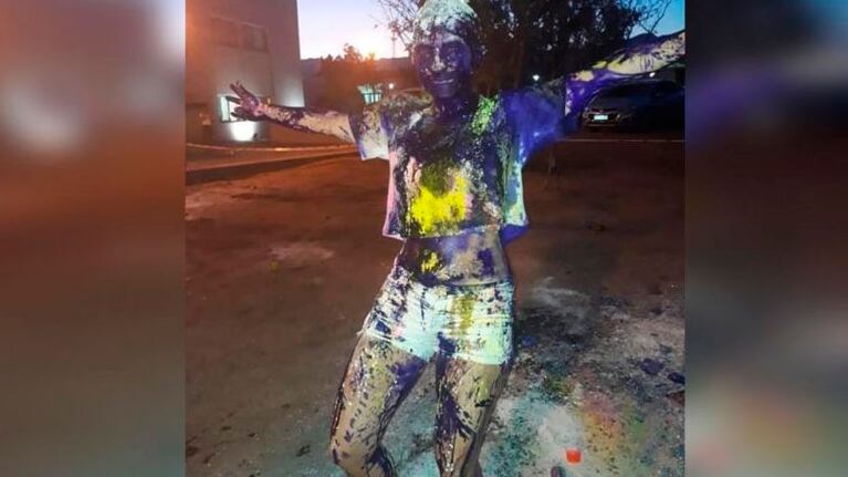 La joven tuvo una lesión en la córnea.