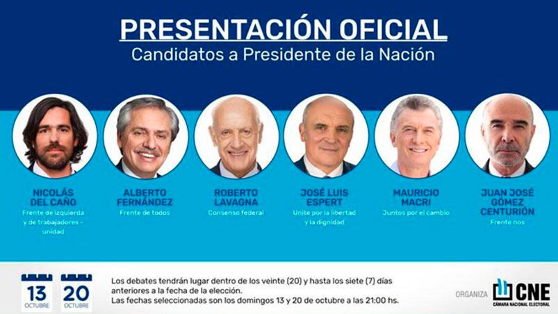 La Justicia Electoral definió a los nominados en base a la paridad de género.