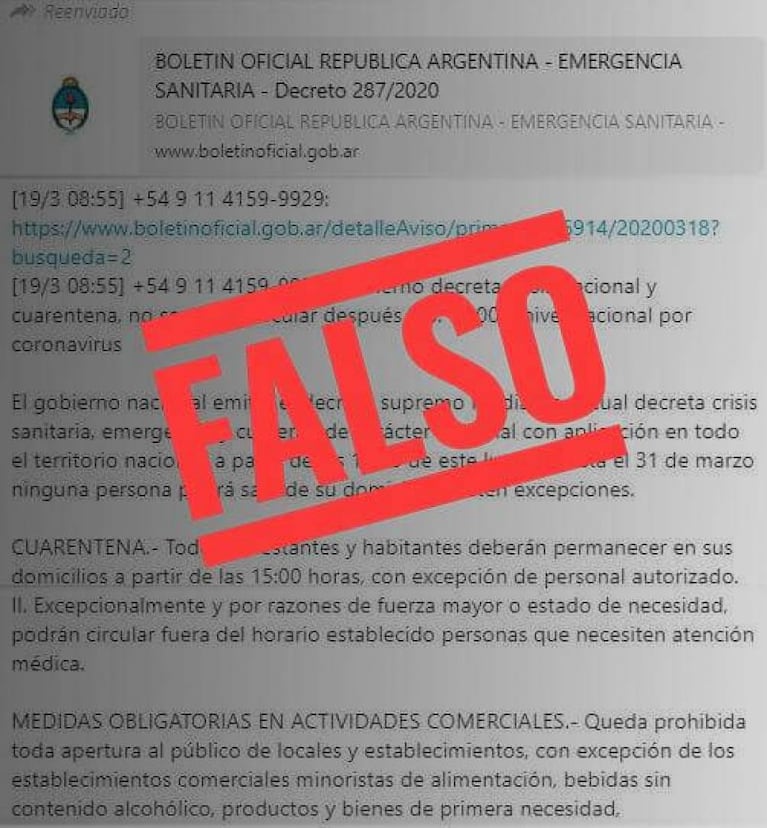 La Justicia investiga el origen del falso decreto de cuarentena que se viralizó en las redes sociales