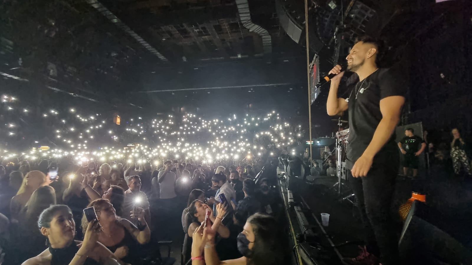 La Konga llenó de cuarteto el mítico Luna Park. Foto: Lucio Casalla / ElDoce.tv.