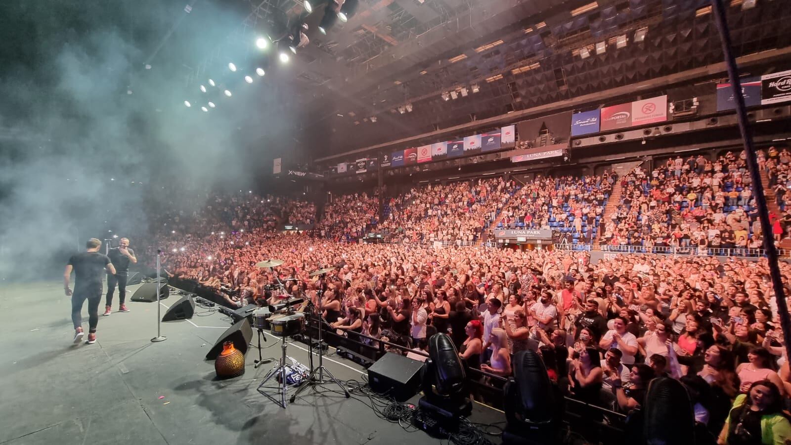 La Konga llenó de cuarteto el mítico Luna Park. Foto: Lucio Casalla / ElDoce.tv.