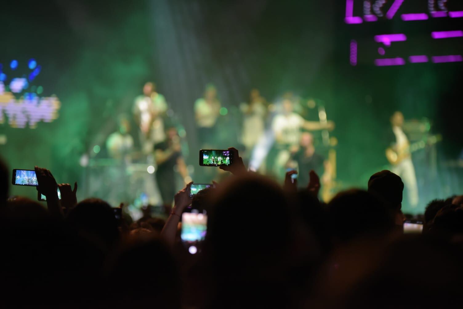 La Konga llenó de cuarteto el mítico Luna Park. Foto: Lucio Casalla / ElDoce.tv.