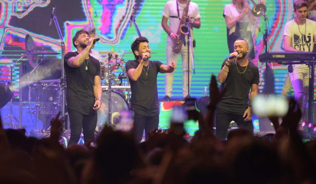 La Konga llenó de cuarteto el mítico Luna Park. Foto: Lucio Casalla / ElDoce.tv.