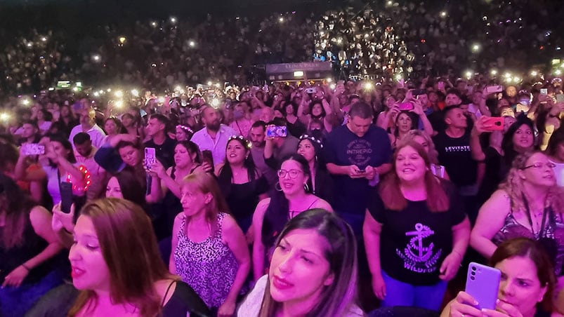 La Konga llenó de cuarteto el mítico Luna Park. Foto: Lucio Casalla / ElDoce.tv.