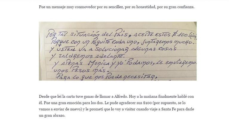 La llamada de Mauricio Macri