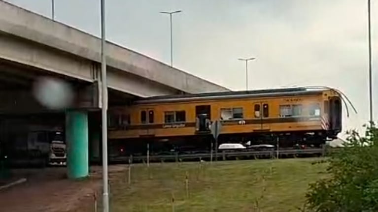 La llamativa situación ocurrió a la altura de El Tropezón.
