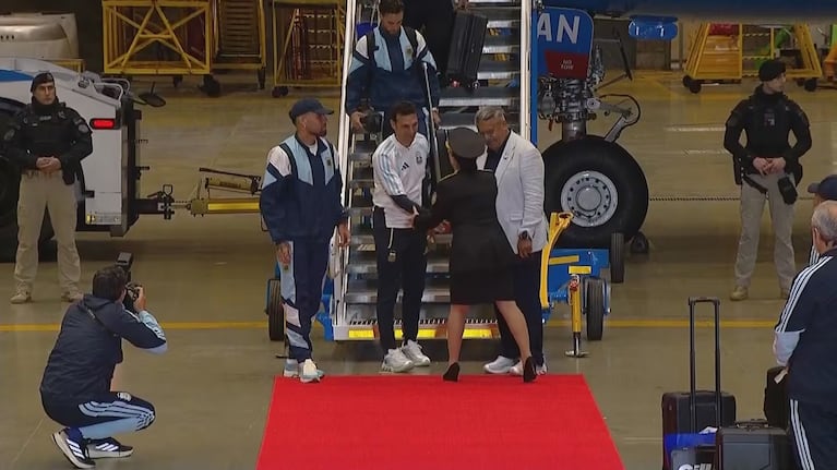 La llegada de la Selección