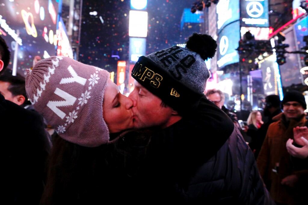 La llegada del 2017 en Time Square, Nueva York.