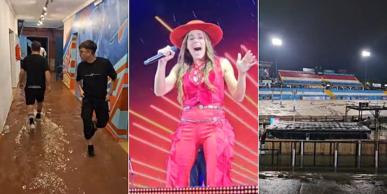 La lluvia aguó una nueva noche de Jesús María.