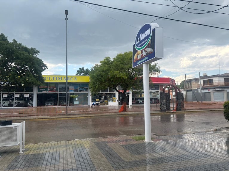 La lluvia en Alta Gracia en la previa del Año Nuevo.