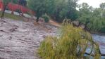 La lluvia llegó con fuerza al sur de Córdoba.