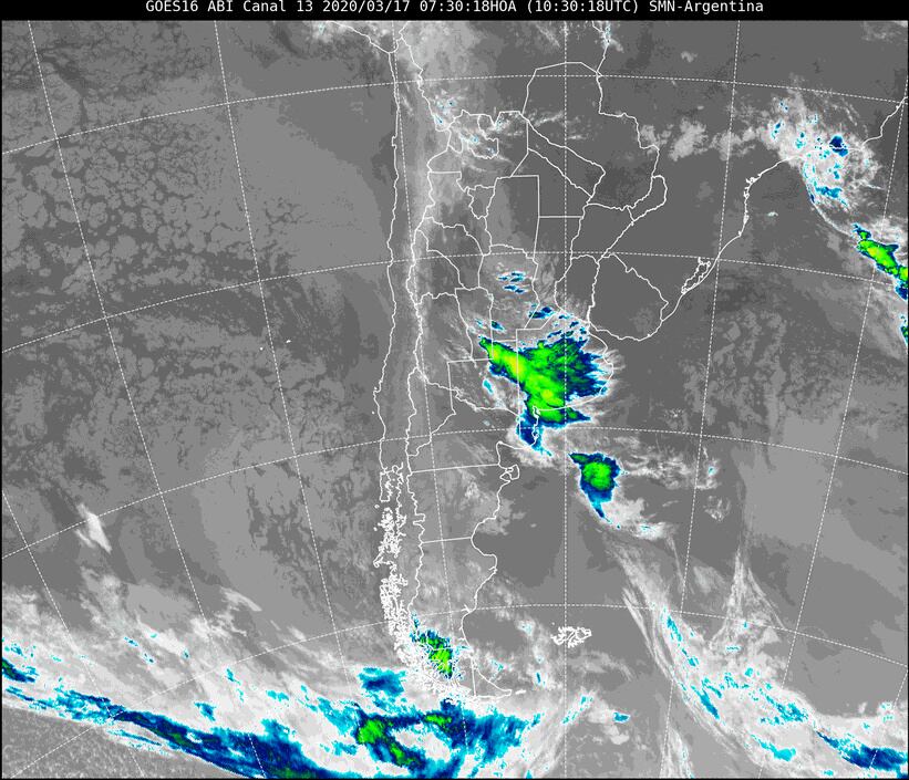 La lluvia recién se irá el miércoles.