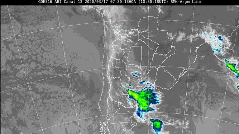 La lluvia recién se irá el miércoles.