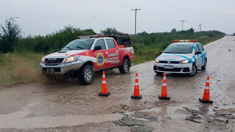 La lluvia torrencial dificultó la búsqueda. Foto: Fredy Bustos/ElDoce.