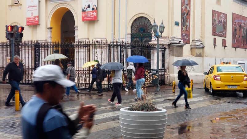 La lluvia volvió a Córdoba este lunes.
