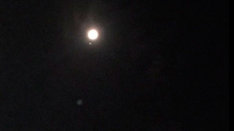 La Luna y Júpiter, bien juntos.
