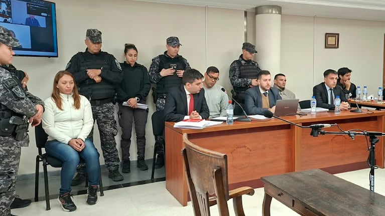 La madre de Aralí y otros dos acusados por el crimen de la niña. Foto: Up San Francisco.
