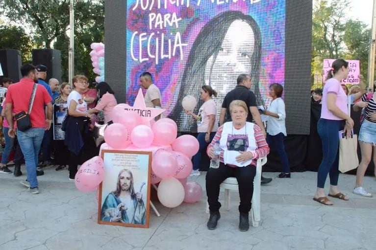 La madre de Cecilia encabezó una nueva marcha en Chaco: “Quiero justicia y no venganza"