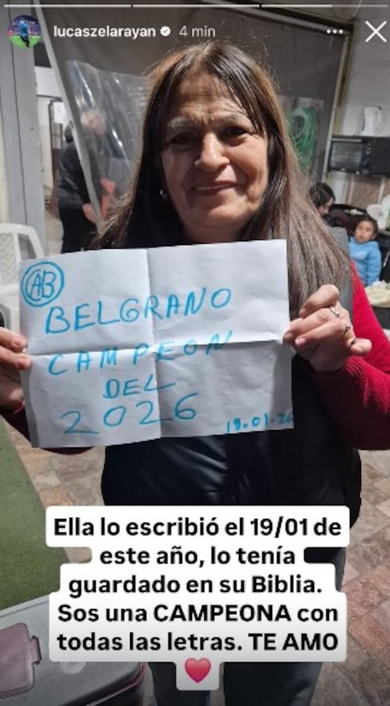 La madre de Zelarayán, protagonista de una increíble predicción.