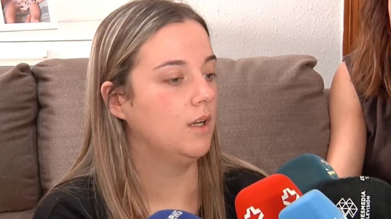 La mamá de la beba habló de lo sucedido (Foto: captura 20 Minutos).