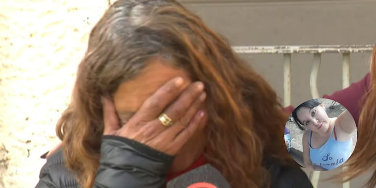 La mamá de Rocío Gómez lamentó el femicidio de su hija.