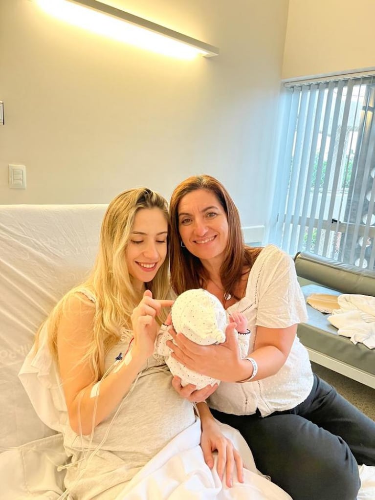La mamá de Rocío Moreno acompañó a su hija en el parto y contó la experiencia 