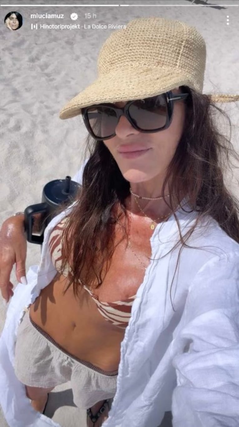 La mamá de Tini subió una foto desde la playa en medio del escándalo familiar y estallaron las críticas