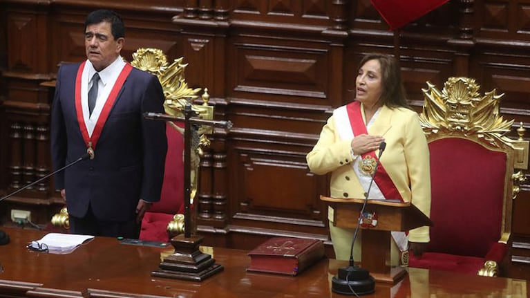 La mandataria prometió combatir la corrupción.