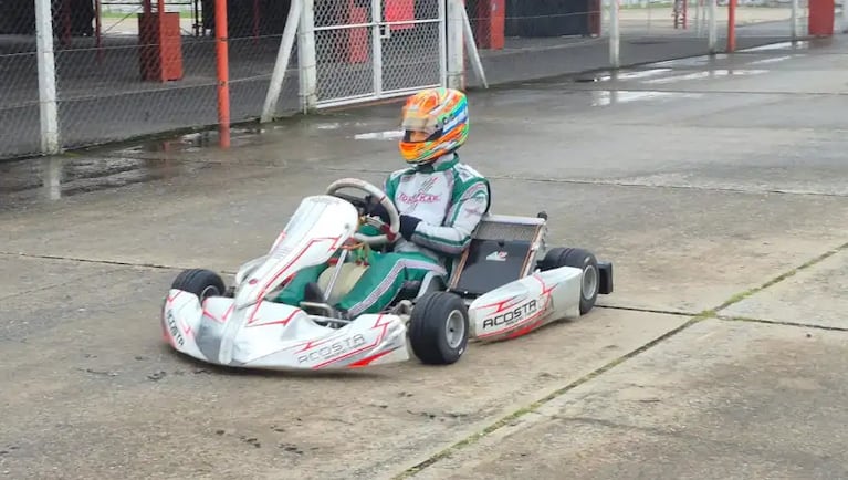 La maniobra de Franco Colapinto en Karting.