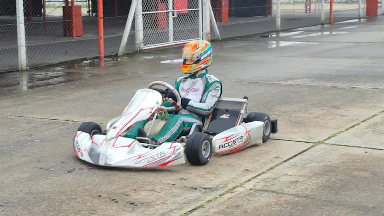 La maniobra de Franco Colapinto en Karting.
