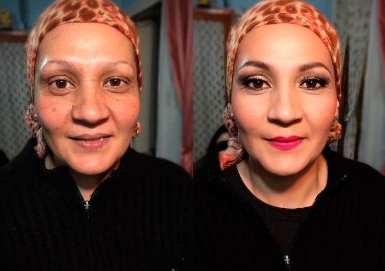 La maquilladora solidaria: "Es un mimo al alma de ellas y a la mía"