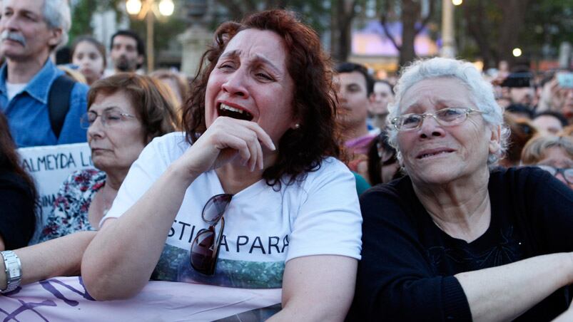 La marcha contra la inseguridad convocada bajo el lema #ParaQueNoTePase. Foto: Infobae.