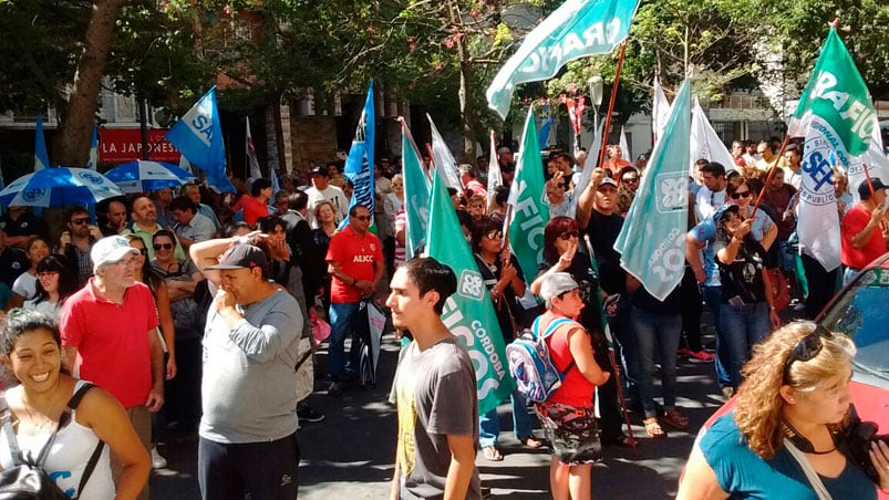 La marcha de Moyano, con poca adhesión en Córdoba.