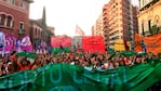 La marea verde a favor del aborto legal en Córdoba. 