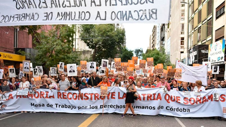 "La memoria reconstruye la Patria que soñamos", fue el lema de este año. / Foto: Lucio Casalla ElDoce.tv