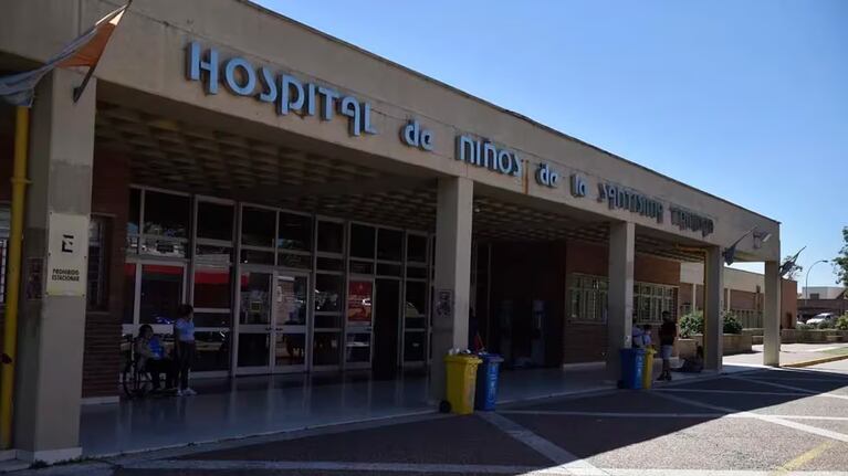 La menor falleció en el Hospital de Niños.