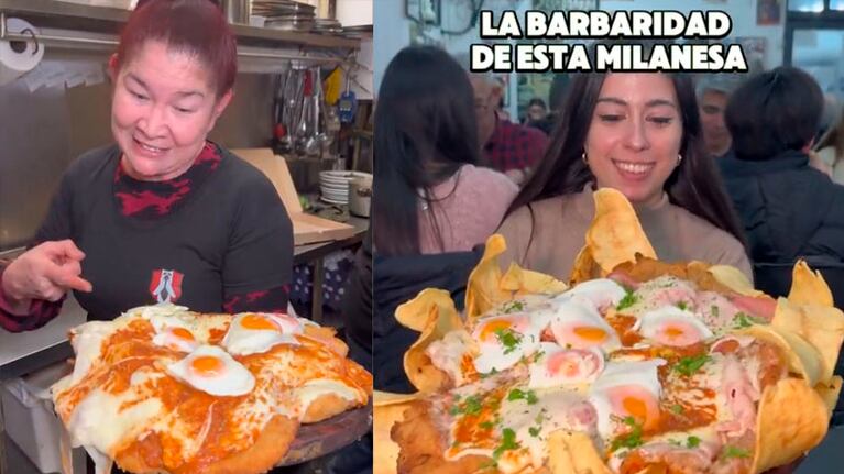 La milanesa bestial que se volvió viral.