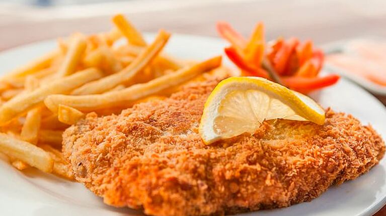 La milanesa, el popular plato argentino.