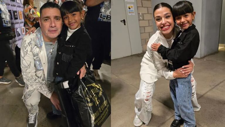 La "Mini Muela" cumplió su sueño de conocer a sus ídolos.